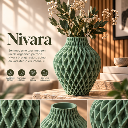 Nivara – 3D Geprinte Design Vaas